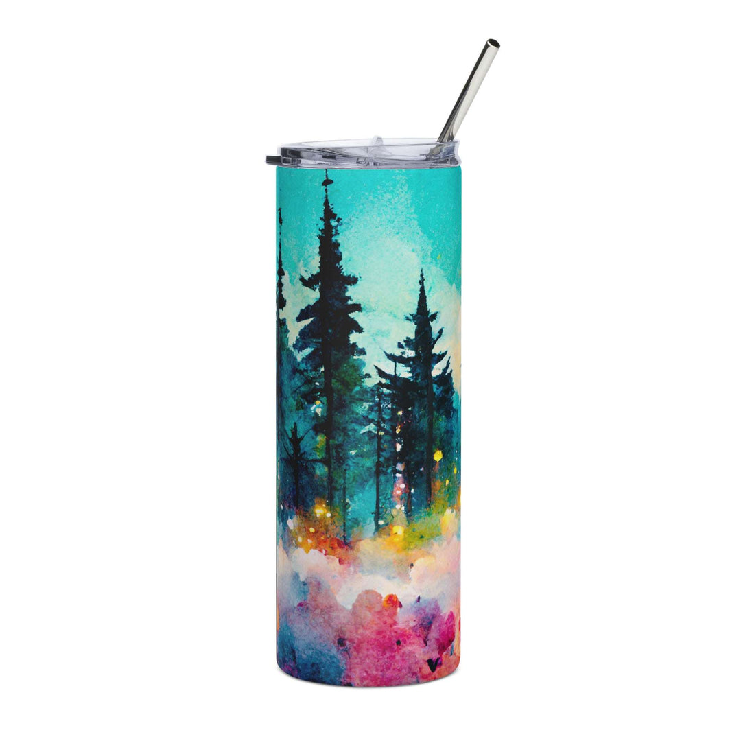Forest Landscape - Stainless steel tumbler 5114768_15004 24 $ Mugs Fanciful Designs Fanciful Designs