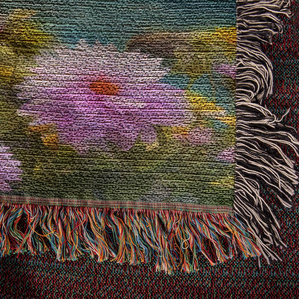 Flowers By The Stream - Heirloom Woven Blanket